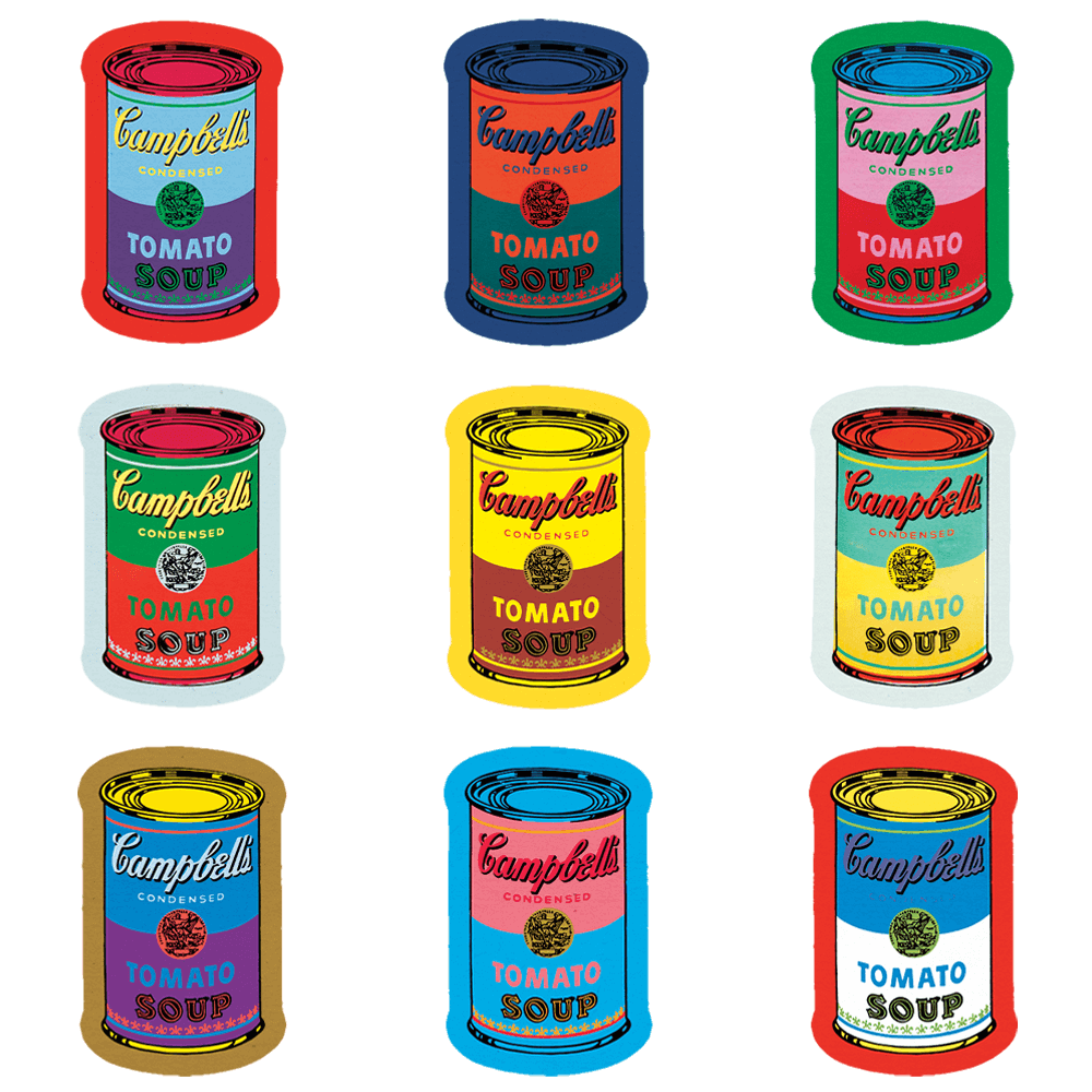 Campbell's Soup Cans by Andy Warhol Sticker Sheet