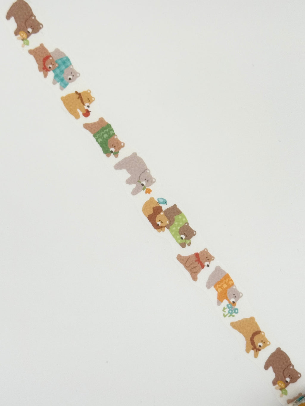 Mind Wave Die-cut Washi Masking Tape - Bears