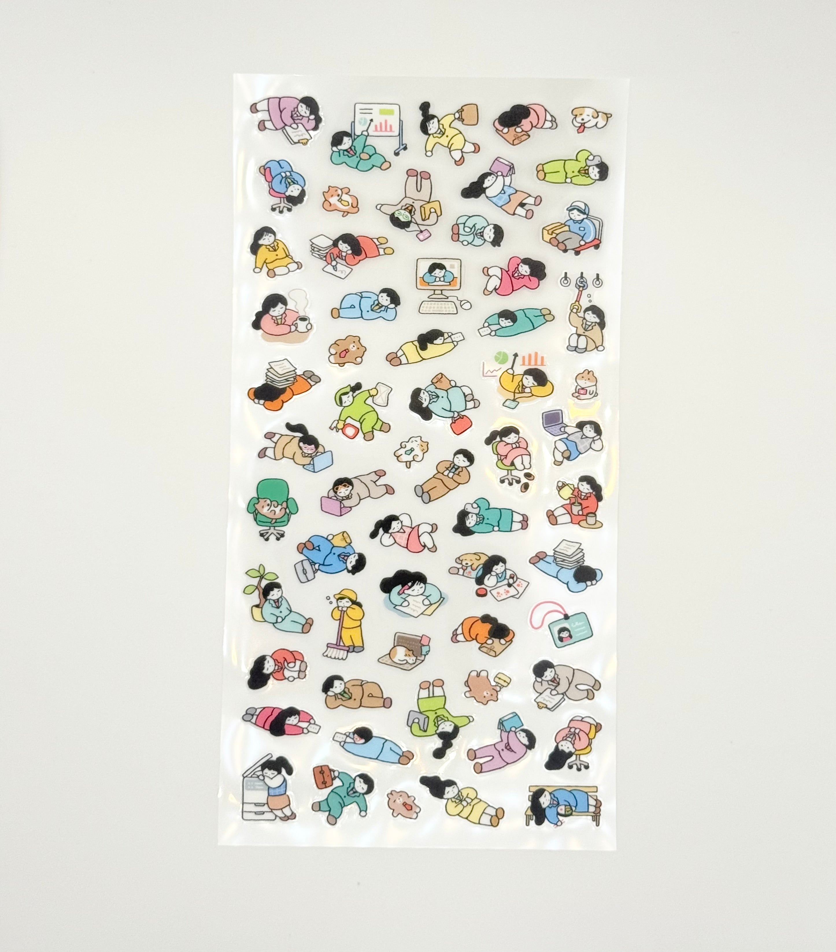 MindWave Sticker Sheet - Seals Original Designs - Weekday