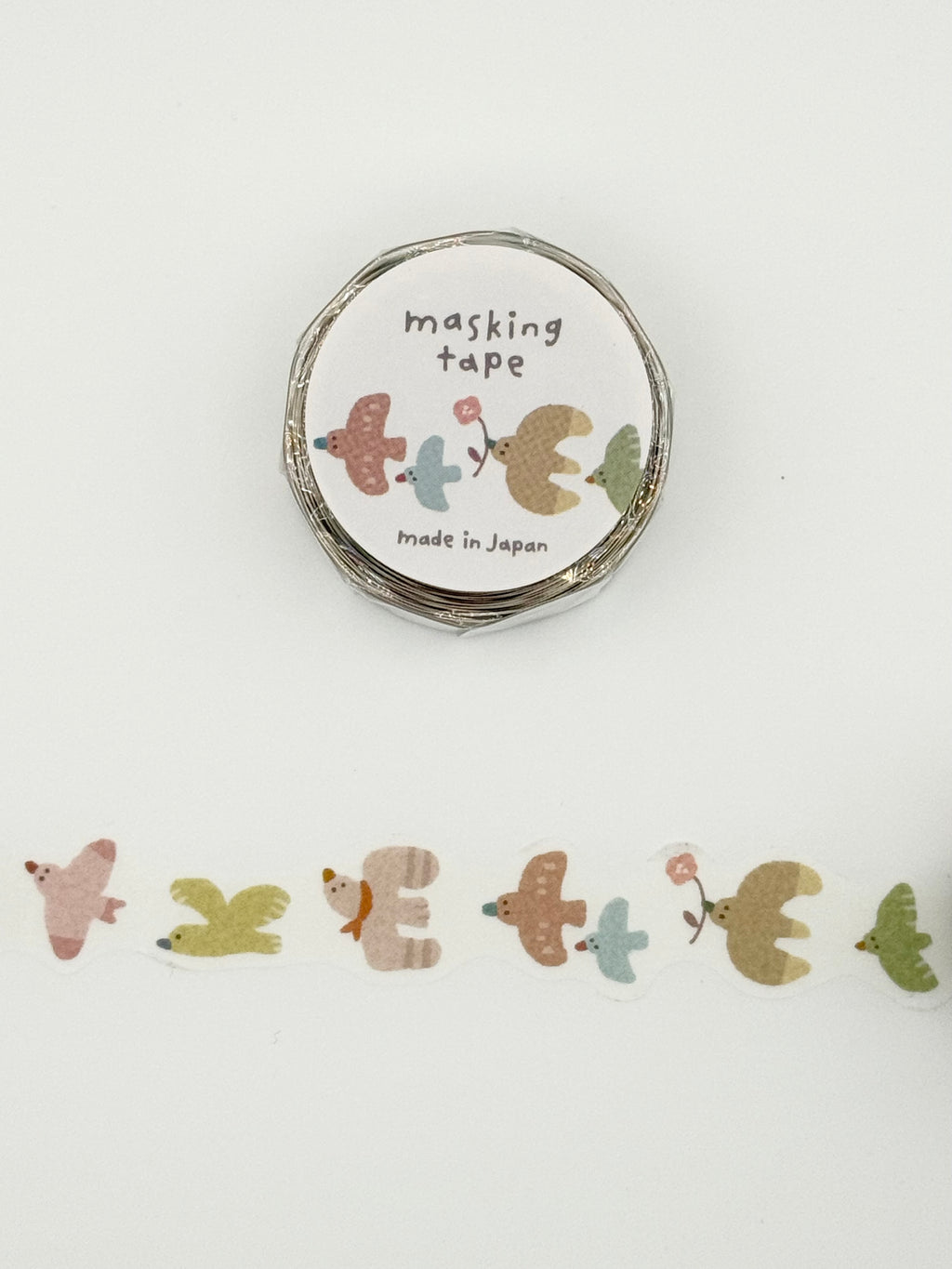 Mind Wave Die-cut Washi Masking Tape - Flying Birds