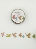 Mind Wave Die-cut Washi Masking Tape - Flying Birds