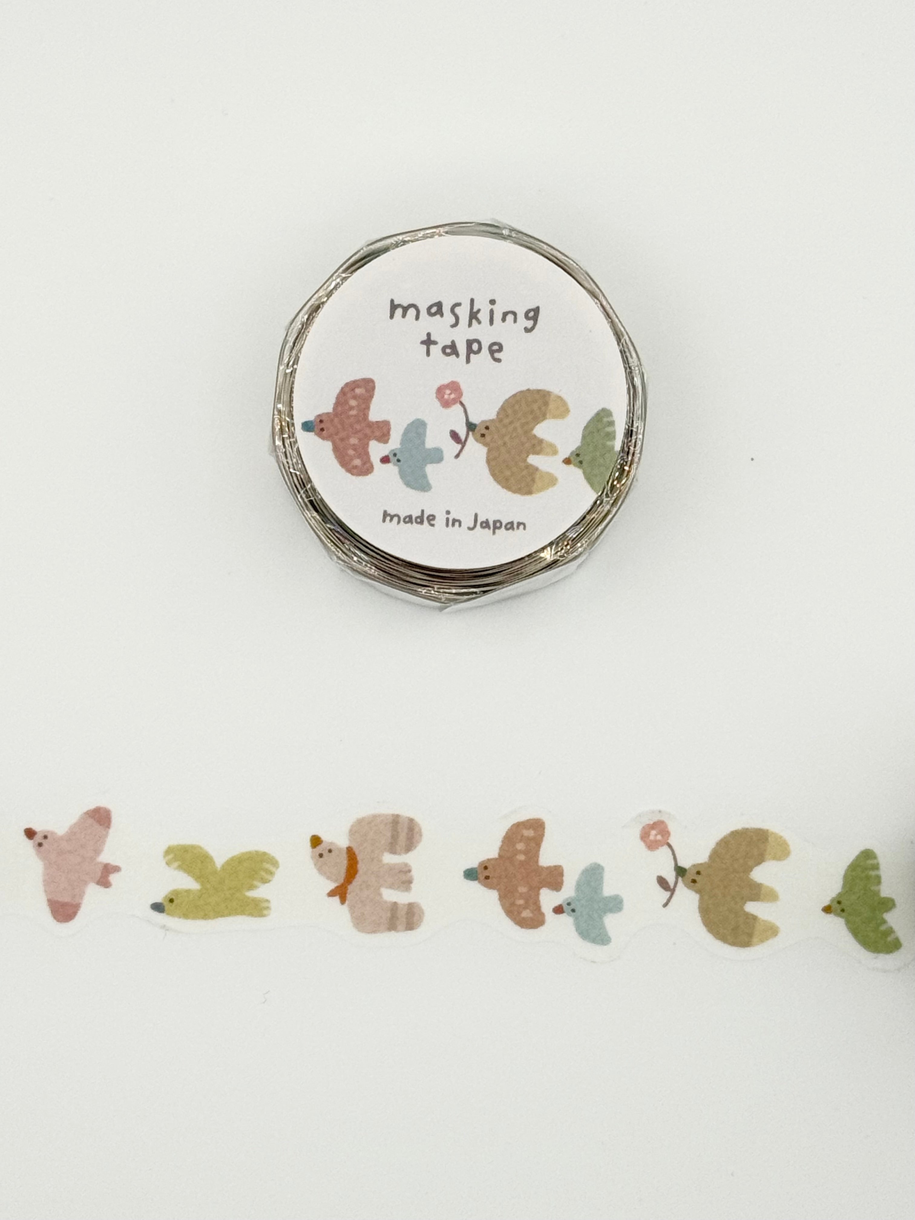 Mind Wave Die-cut Washi Masking Tape - Flying Birds