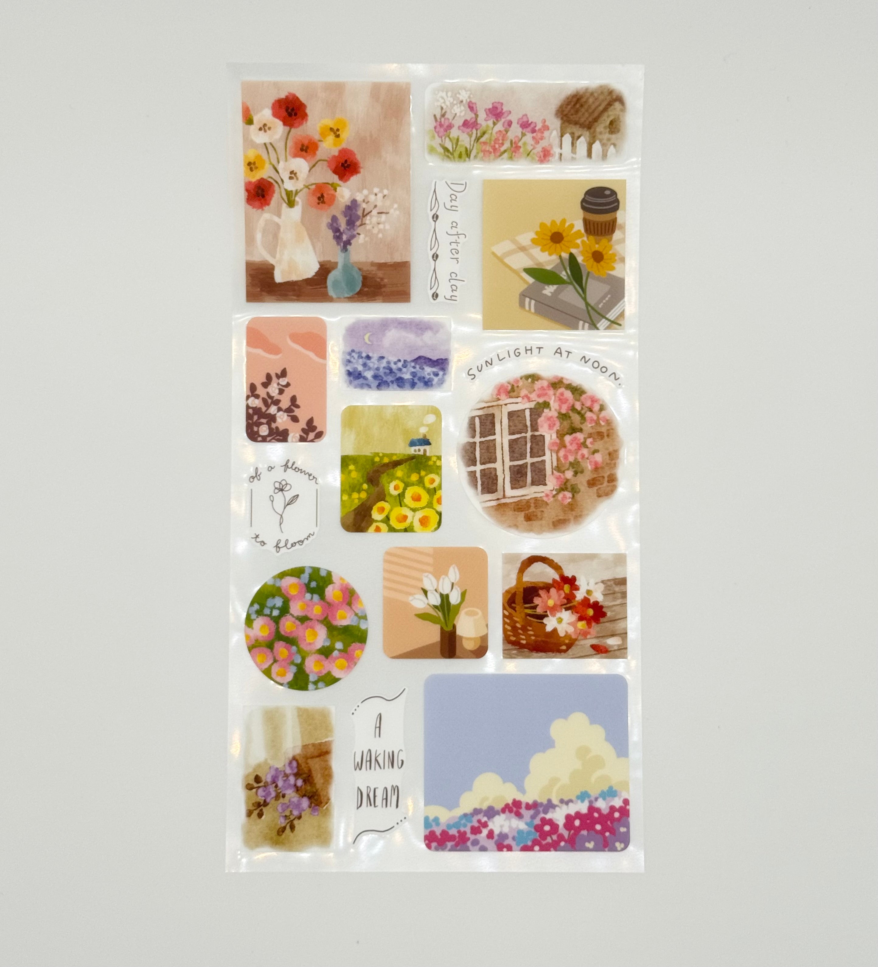 La Vista Sticker Sheet - Flowers