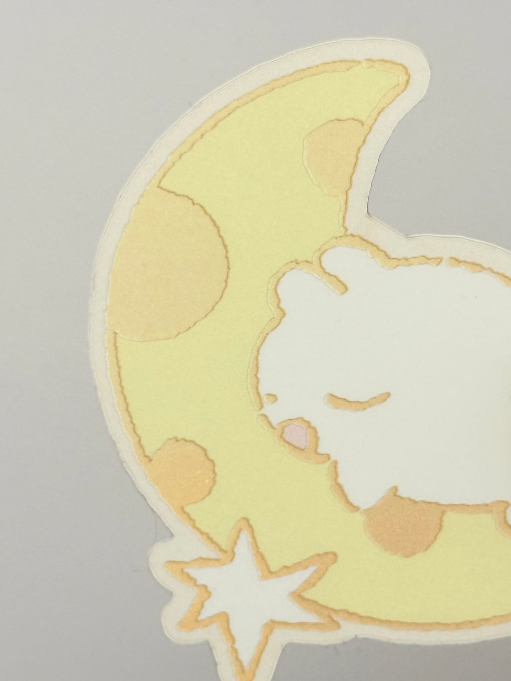 Moon Bun Sticker