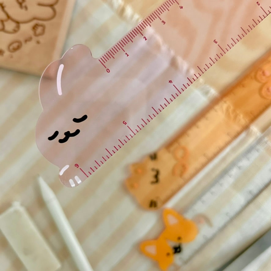 Purrfect Precision Acrylic Ruler