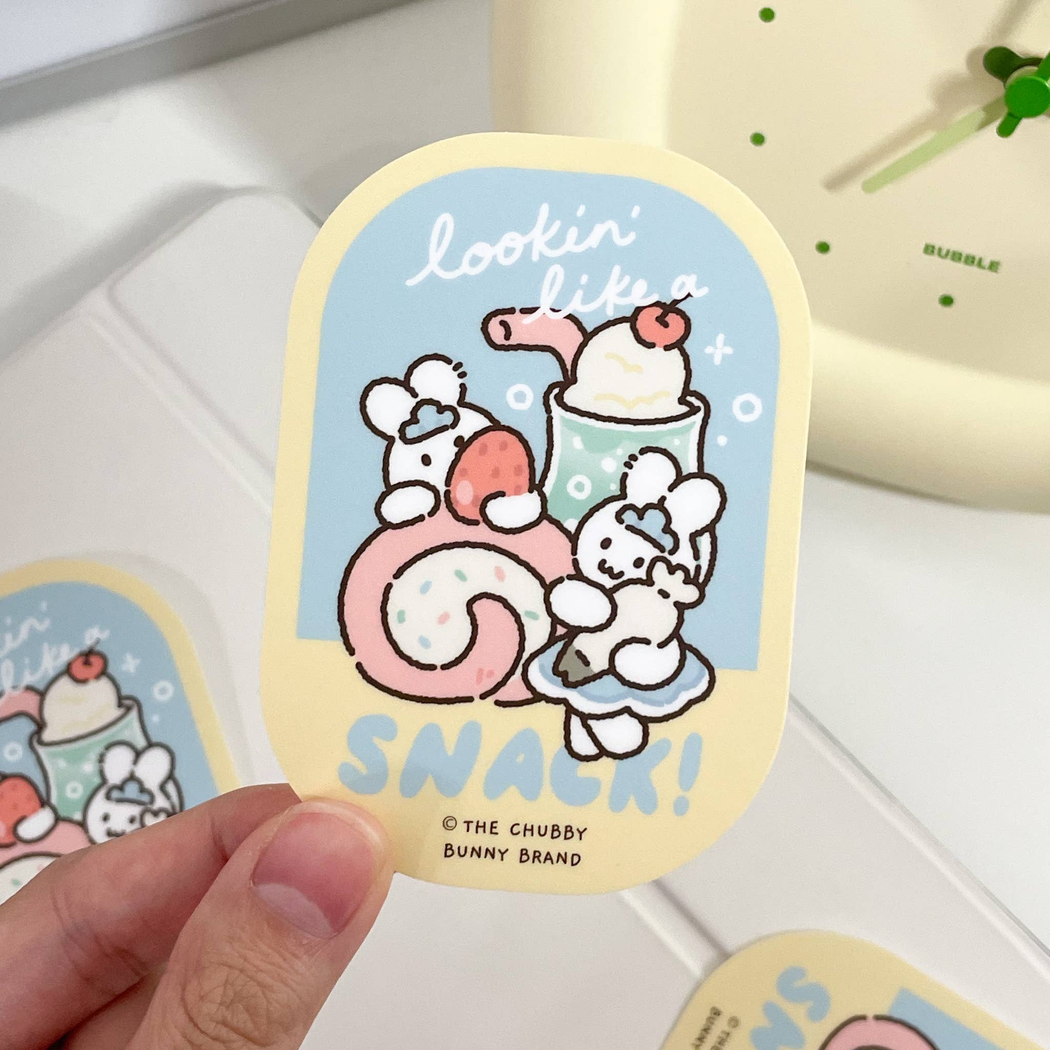 Lookin Like A Snack Self Confidence Vinyl Sticker