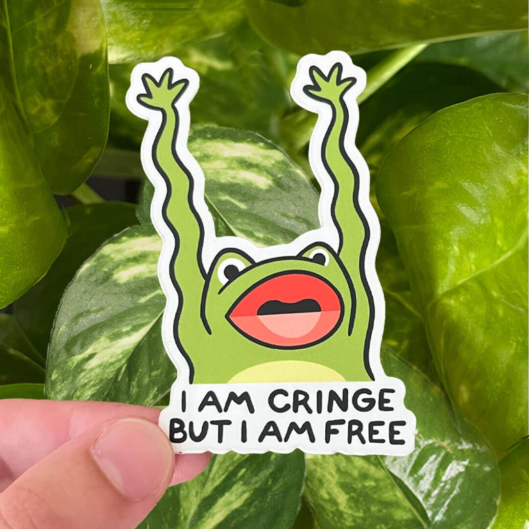 Cringe but Free Sticker