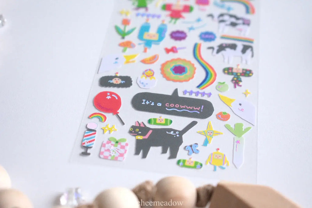 I Can See the Cosmos Holographic Sticker Sheet