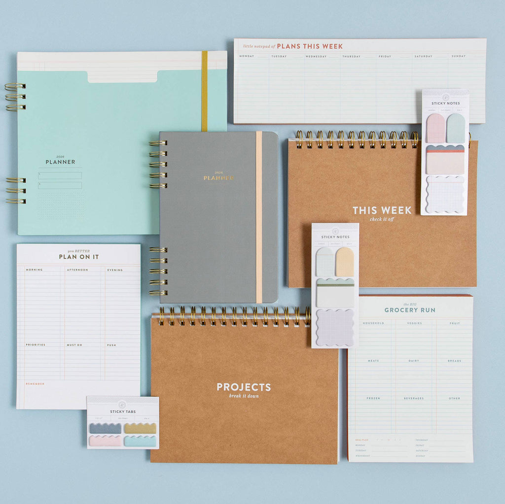 Grid Sticky Notes Set