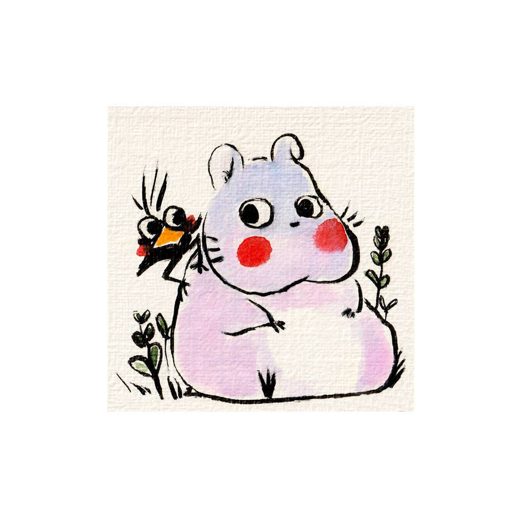 Mini Print - "Lil' Spirited Away Friends" 4x4"