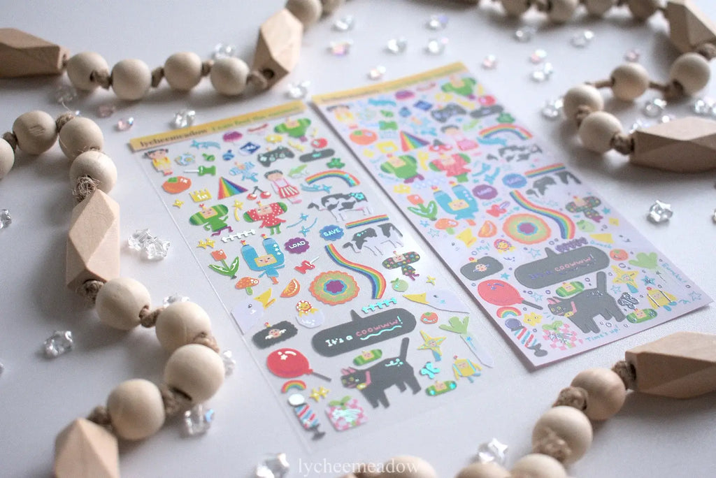 I Can See the Cosmos Holographic Sticker Sheet