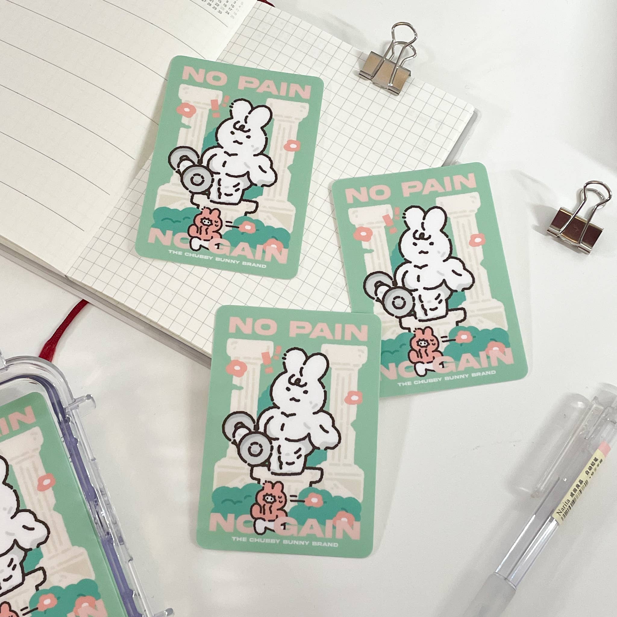 No Pain No Gain Workout - Vinyl Sticker