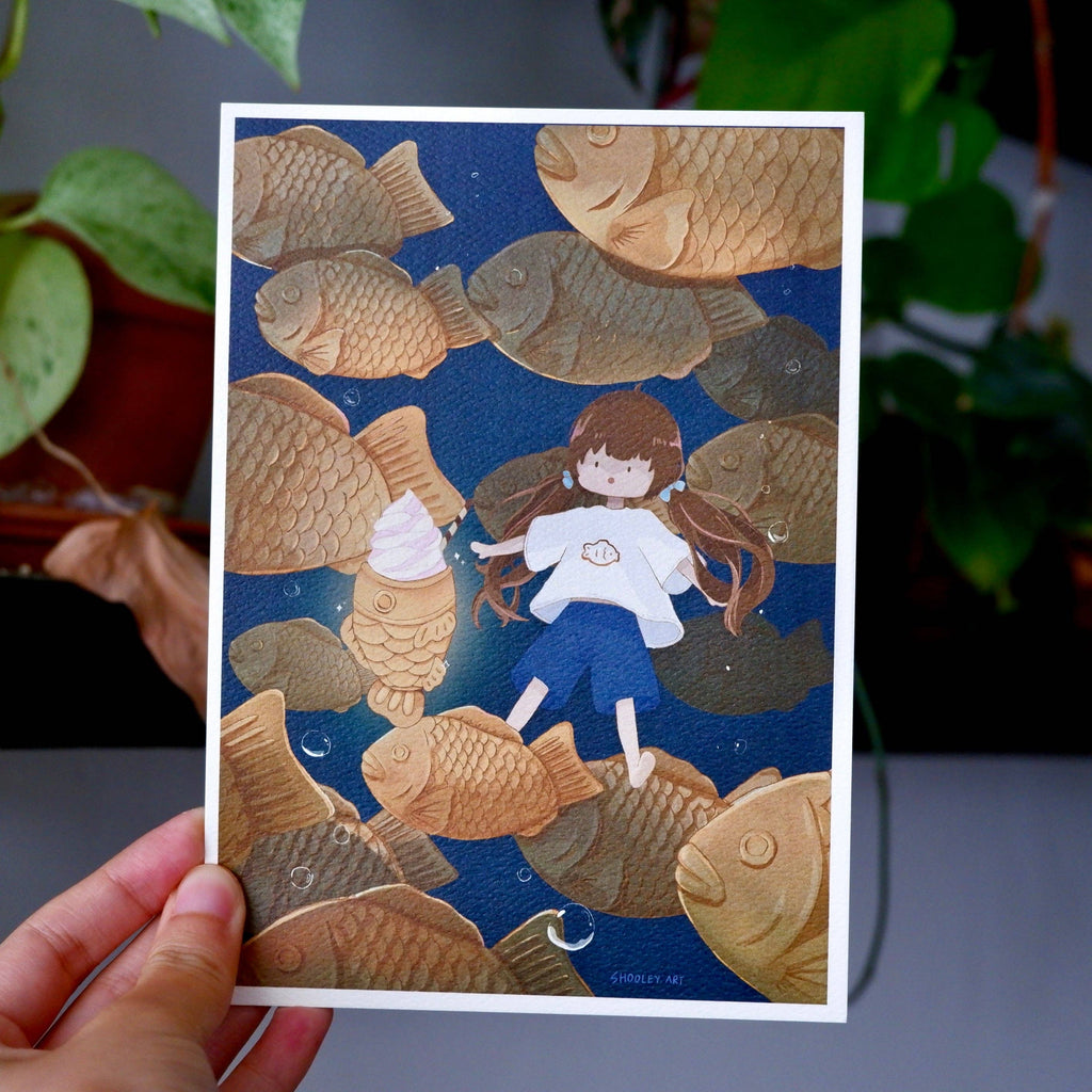 Taiyaki discovery art print