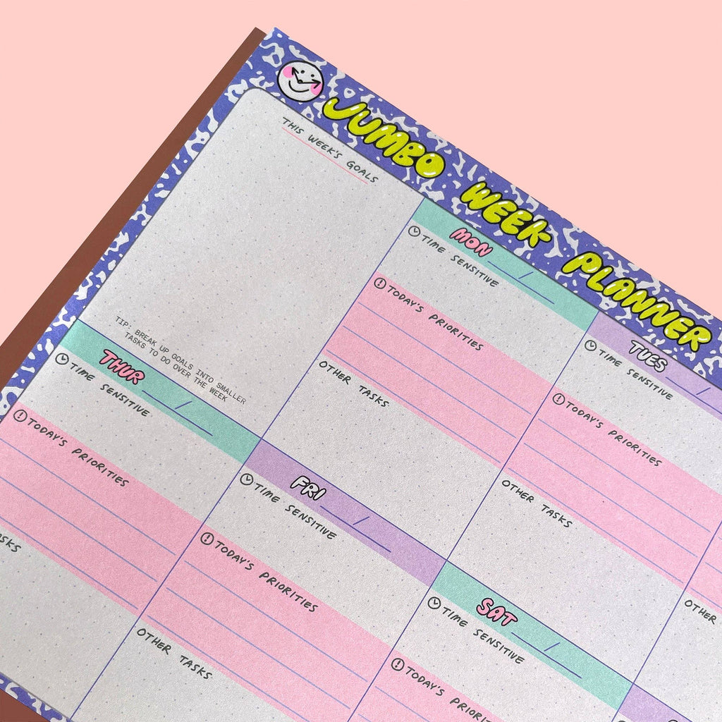 Jumbo Week Planner