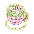 A Matcha Made in Heaven Die-Cut Sticker