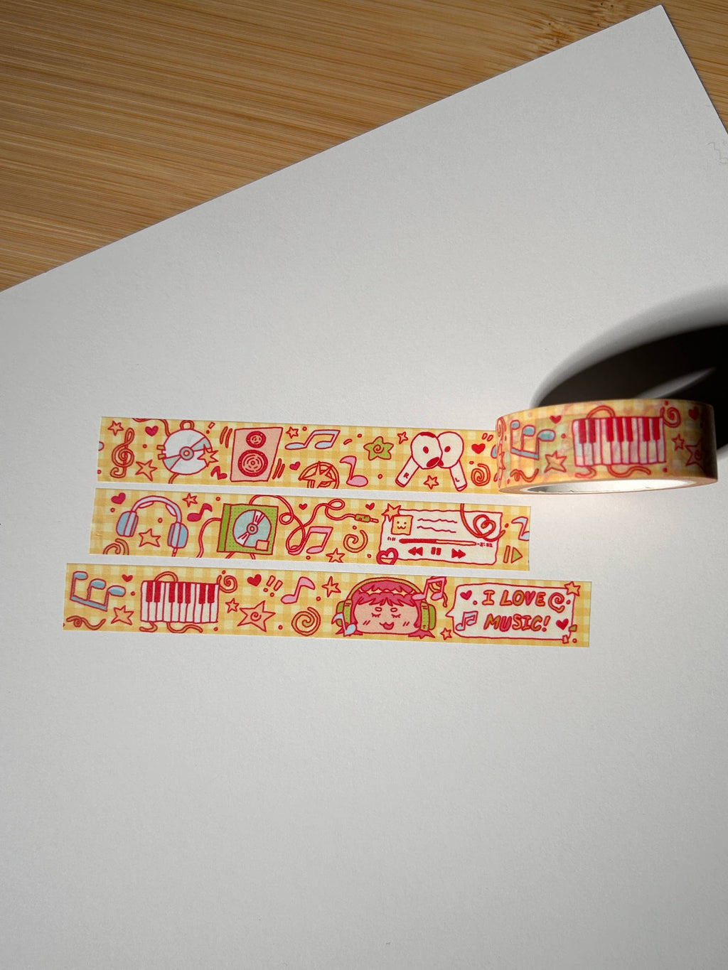 I Love Music Washi Tape