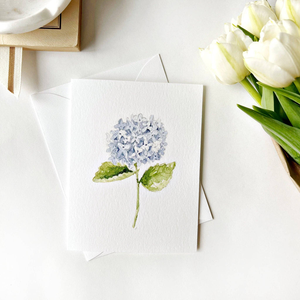 Emily Lex Studio - Hydrangea stem notecards