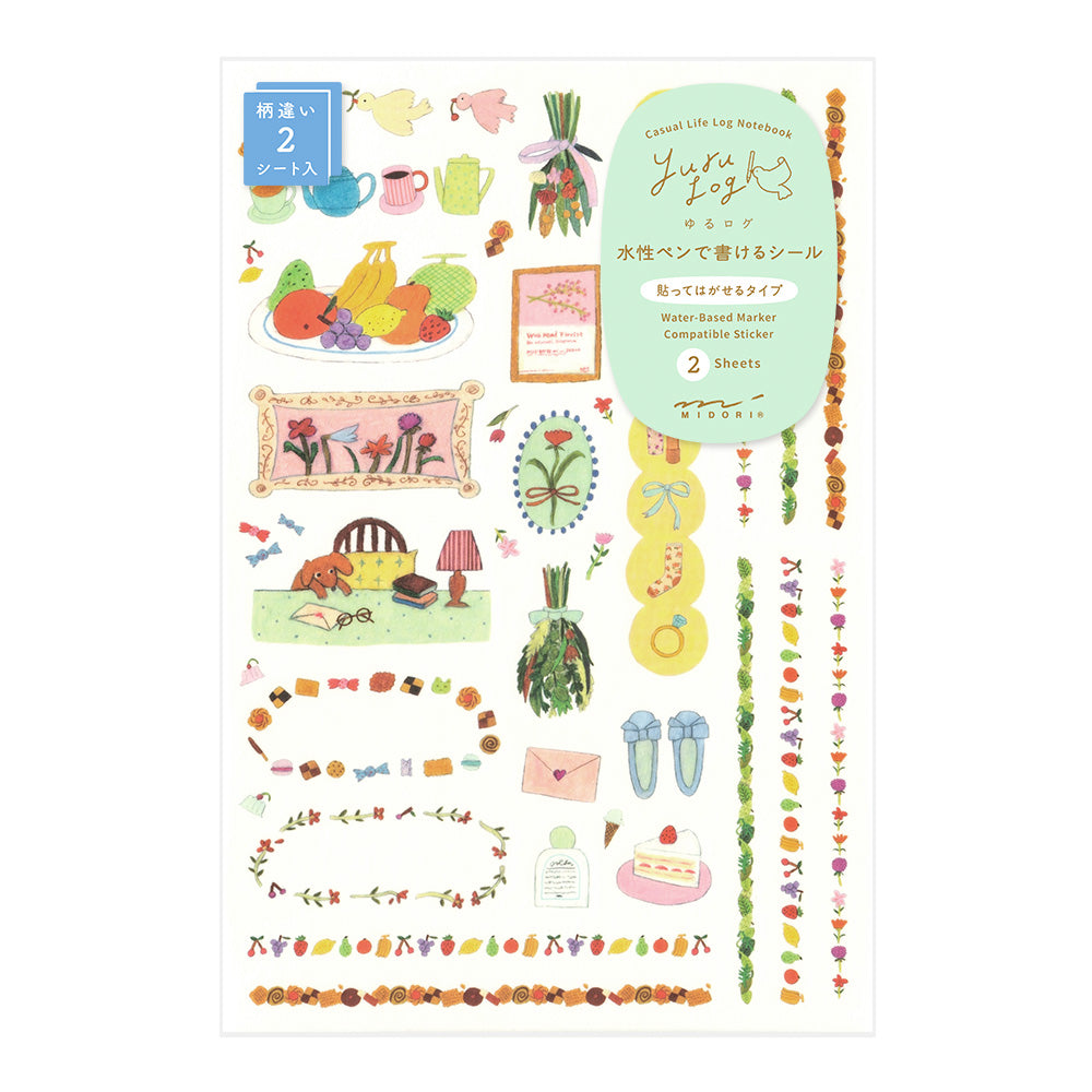 Yuru Log Sticker Sheet - My Life