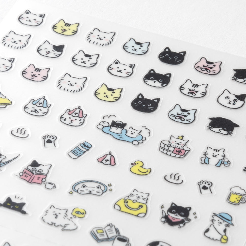 Midori Planner Sticker Sheet - Pictograph Cat