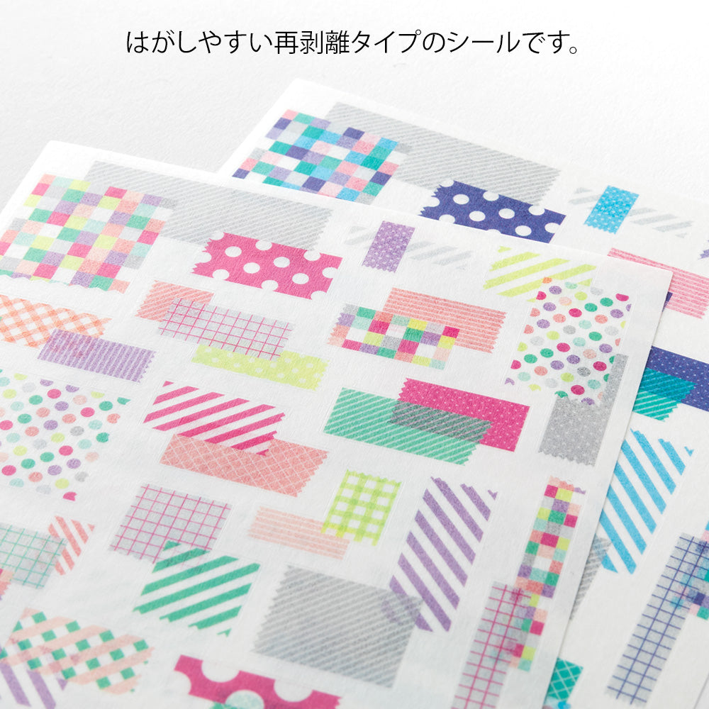 Yuru Log Sticker Sheet - Collage Tape