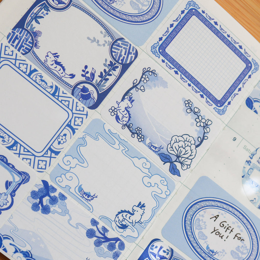 Paper Roll Labels  - Chinese Porcelain