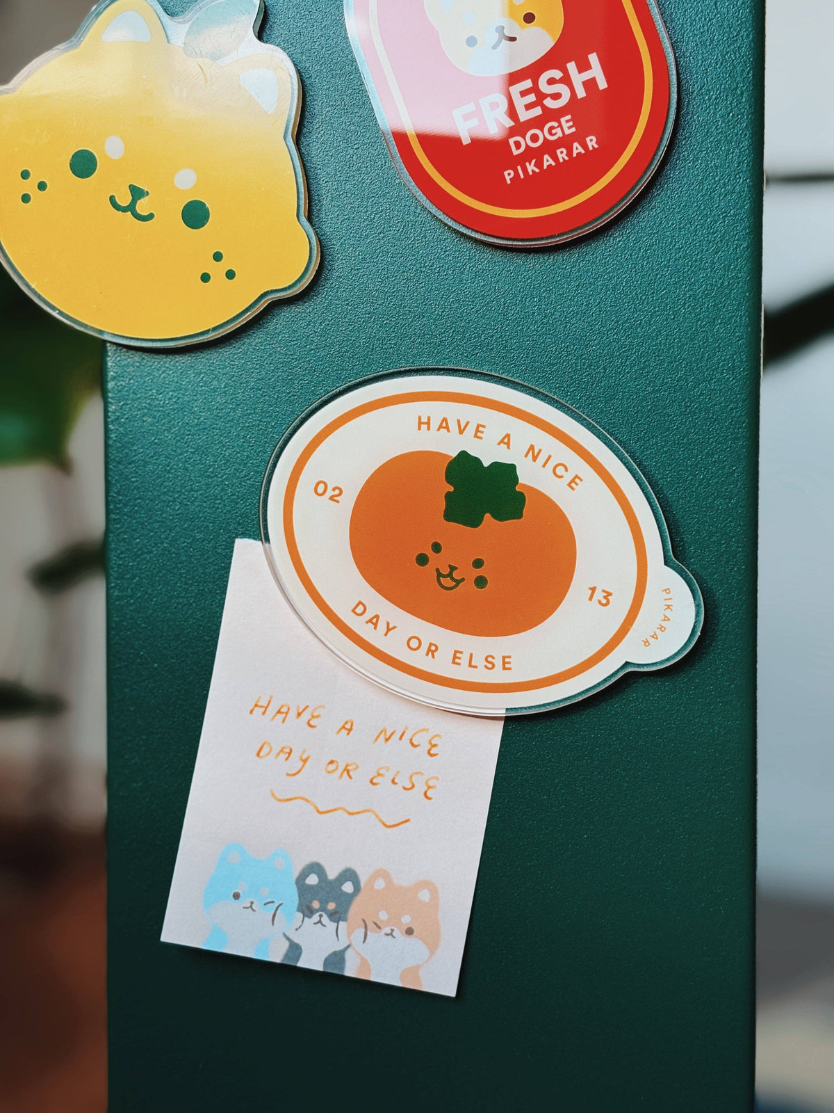 Pikarar Magnets ✦ Fruit Stickers
