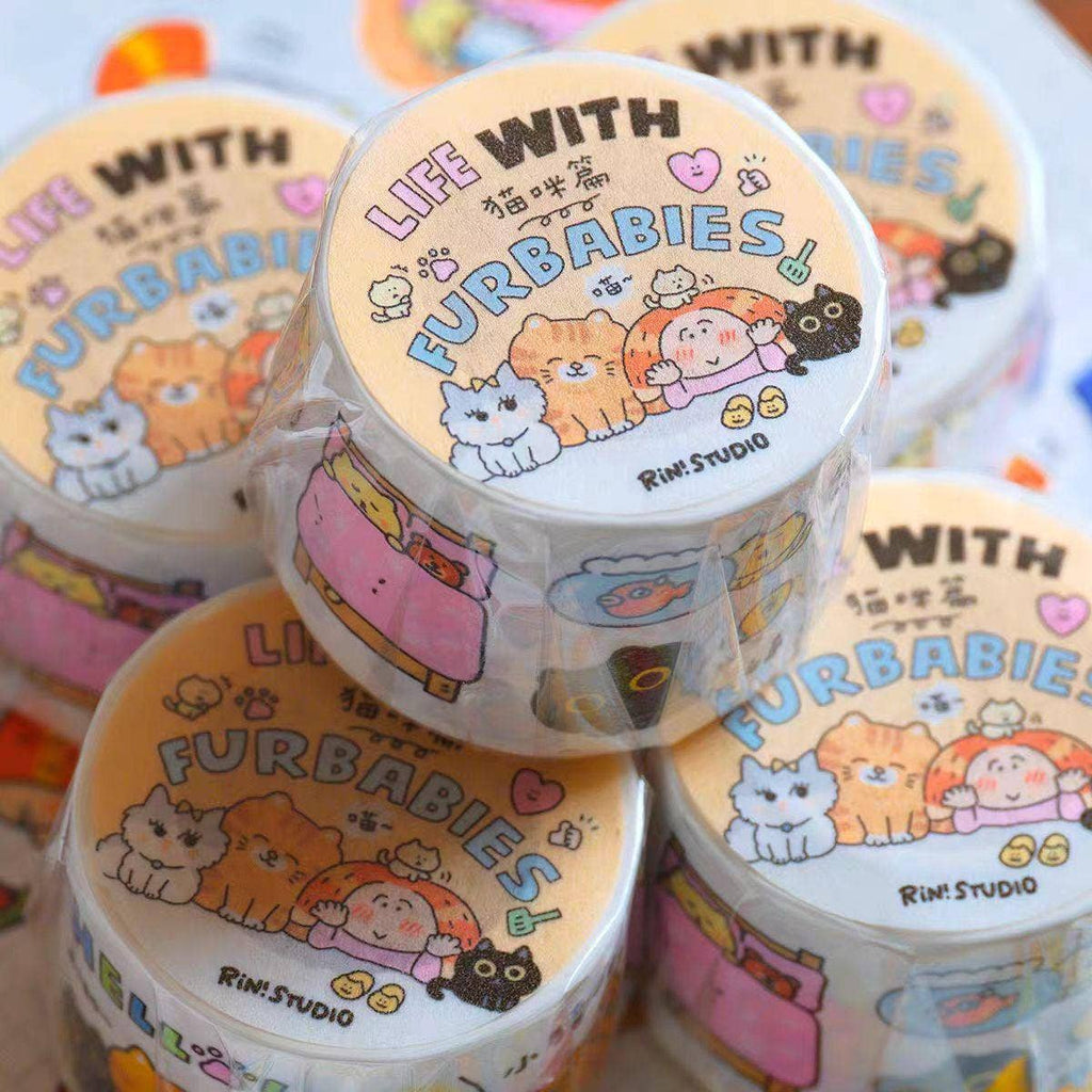 Life with Fur Babies Washi Tape