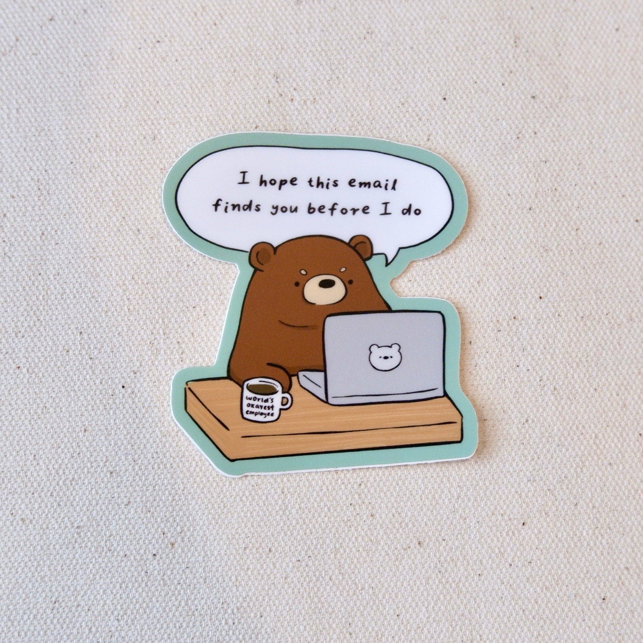 Corporate Bear Sticker