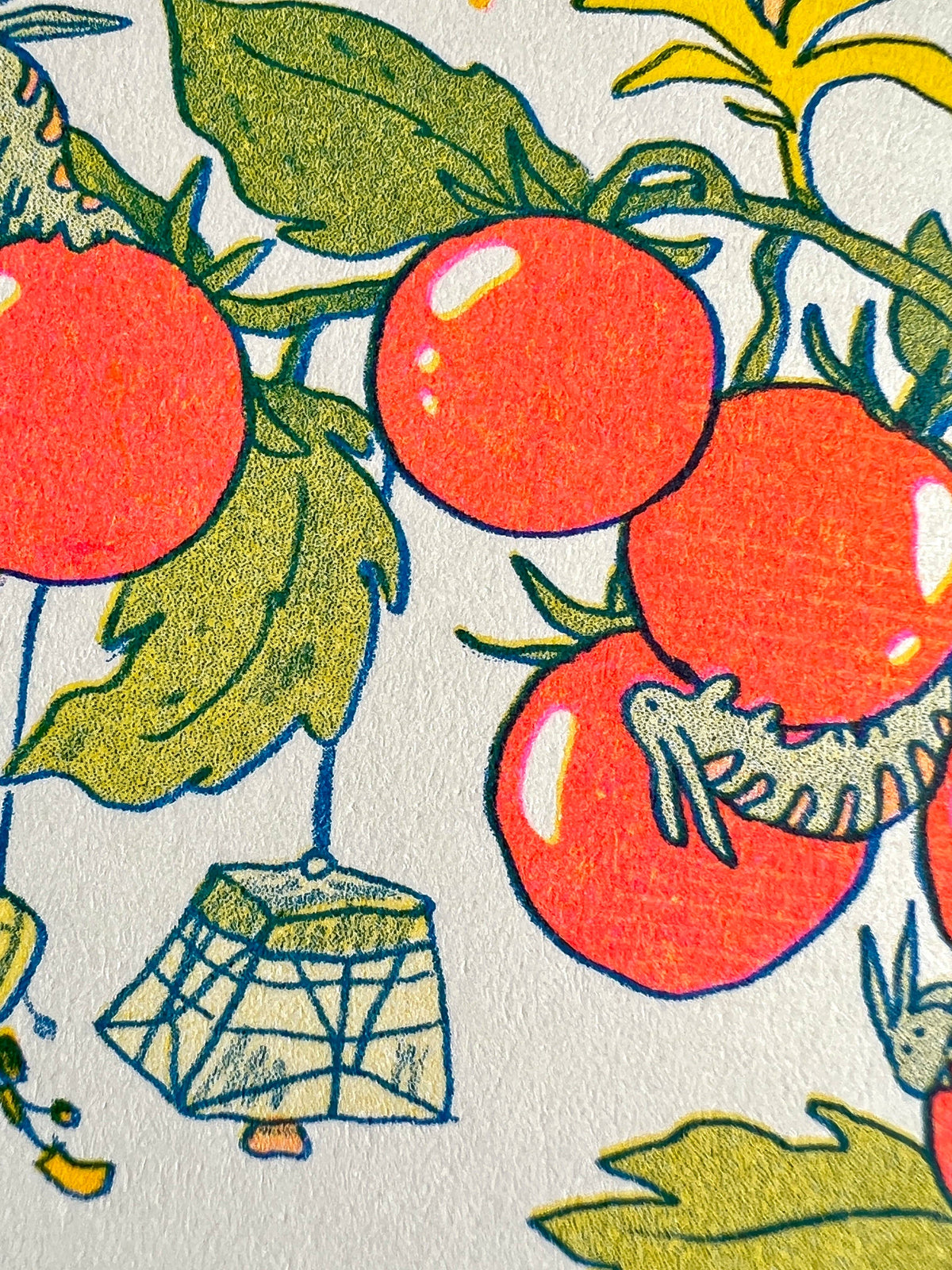 Sunflower Fairy Riso Print