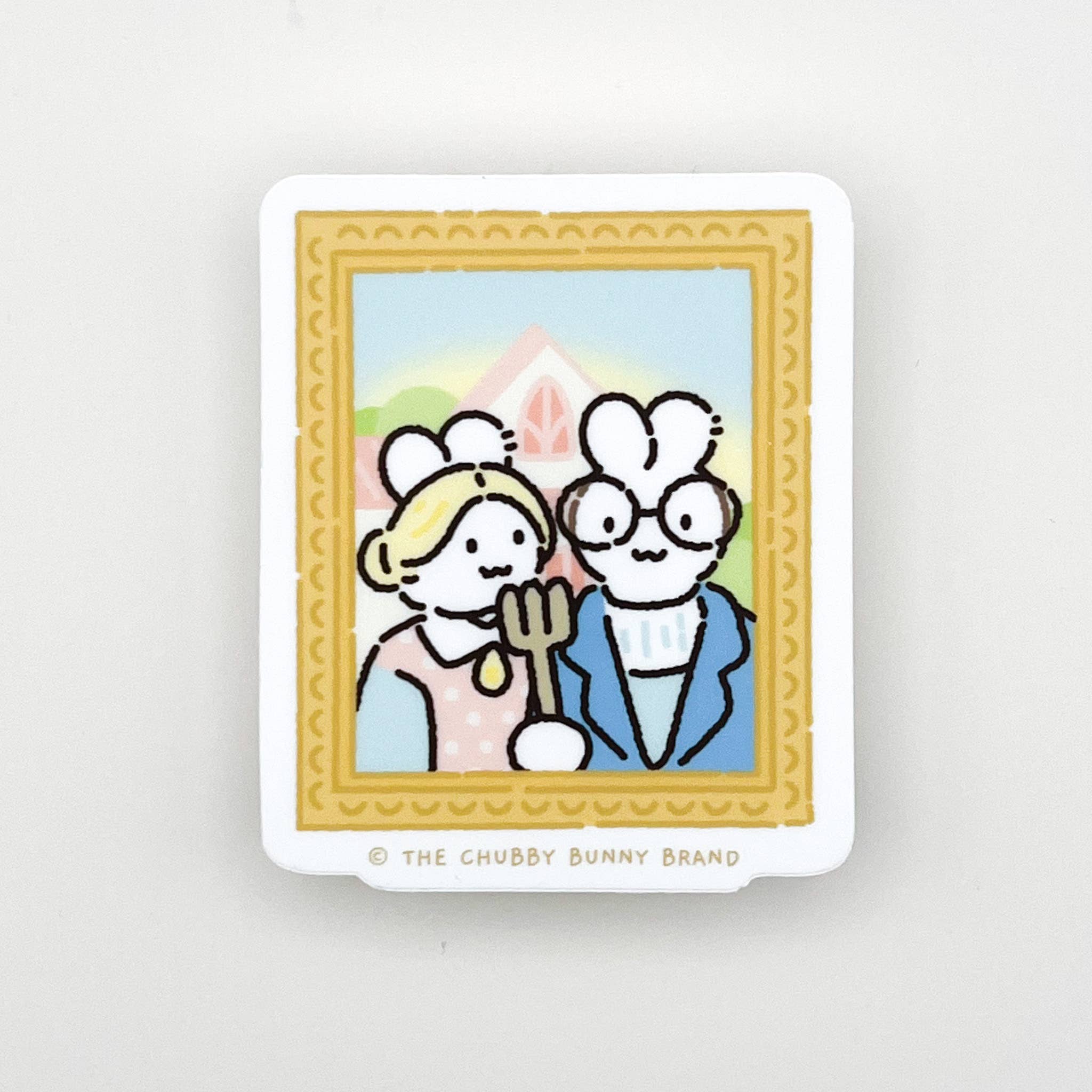American Gothic Vinyl Sticker