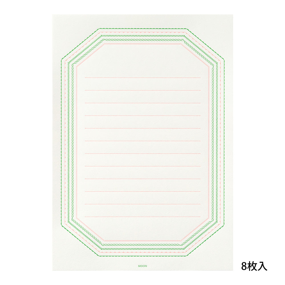 Midori Letterpress Letter Set
