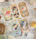 Gold Foil Cephalopod Ticket Washi Tape