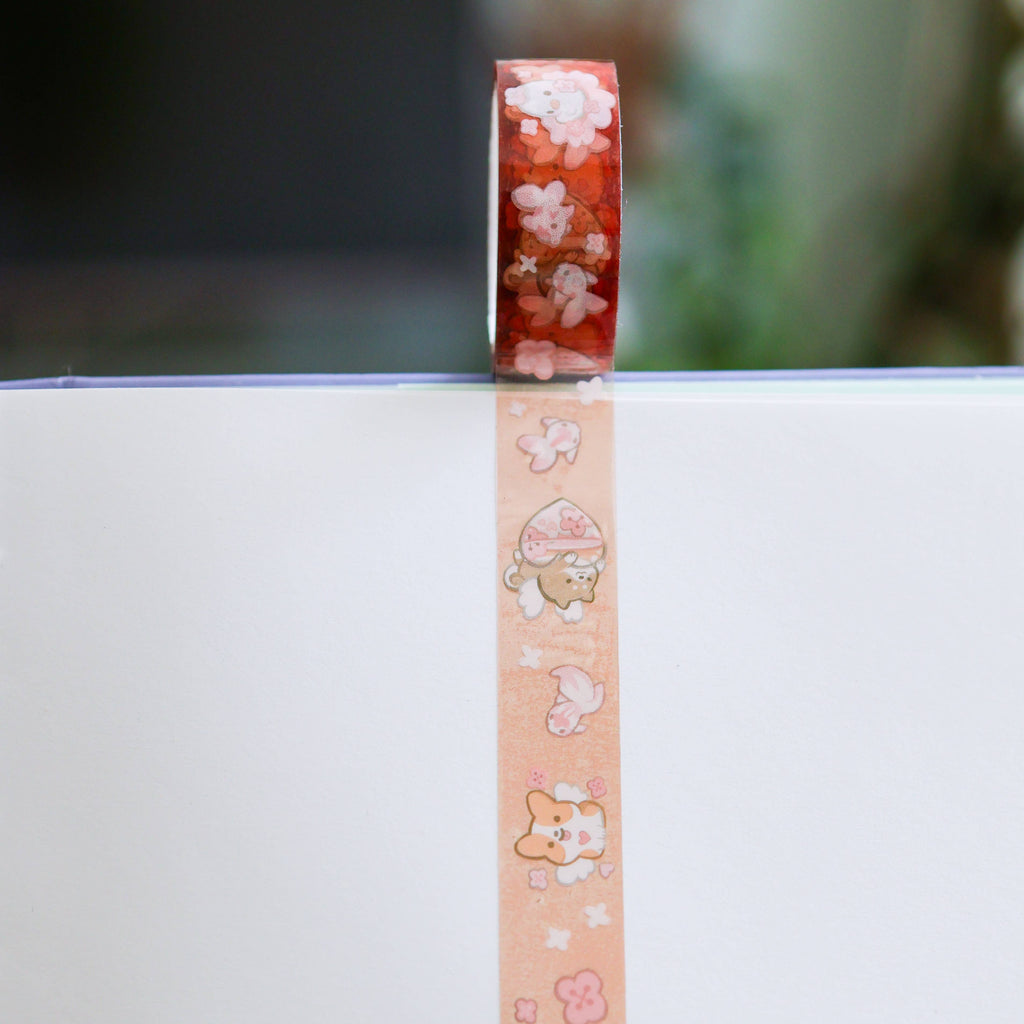 PET Tape (Transparent) Sakura Friends