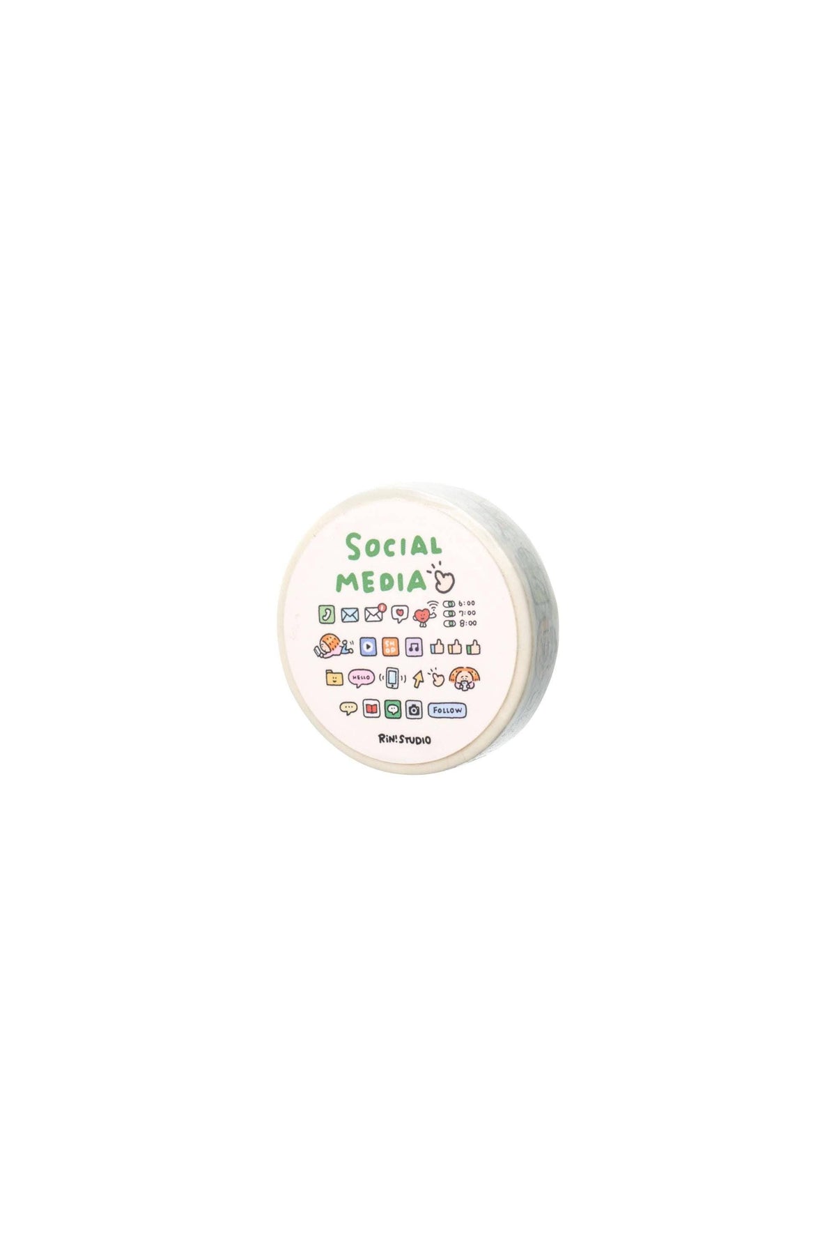 Social Media mini Washi Tape