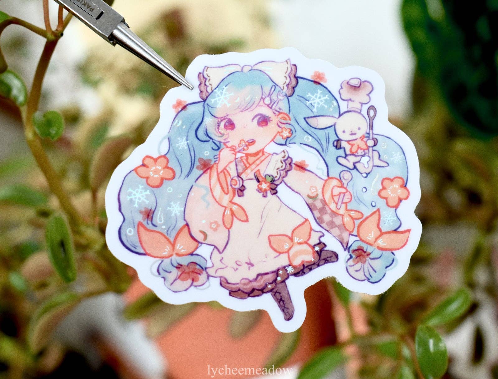 Miku: Snow Miku 2024 Holographic Vinyl Sticker
