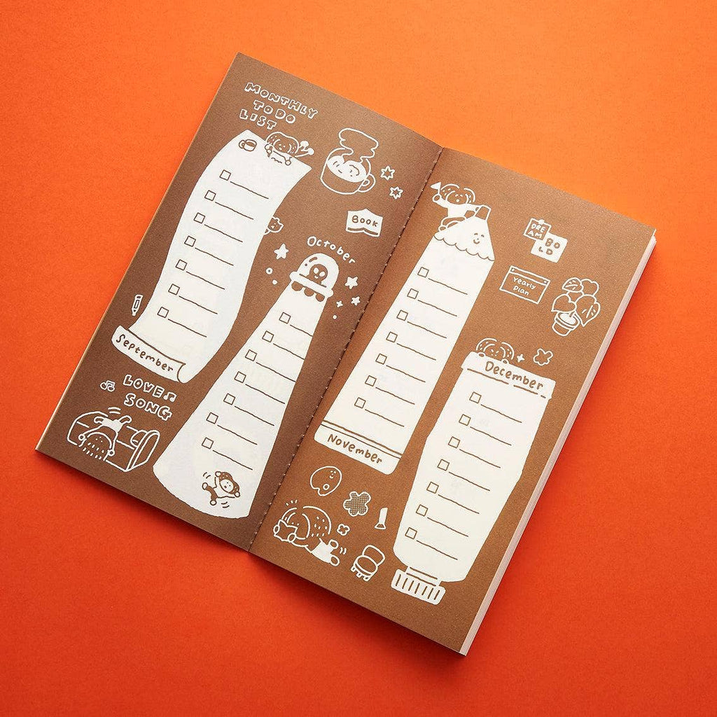2027 Monthly Planner Insert for Travelers Notebook