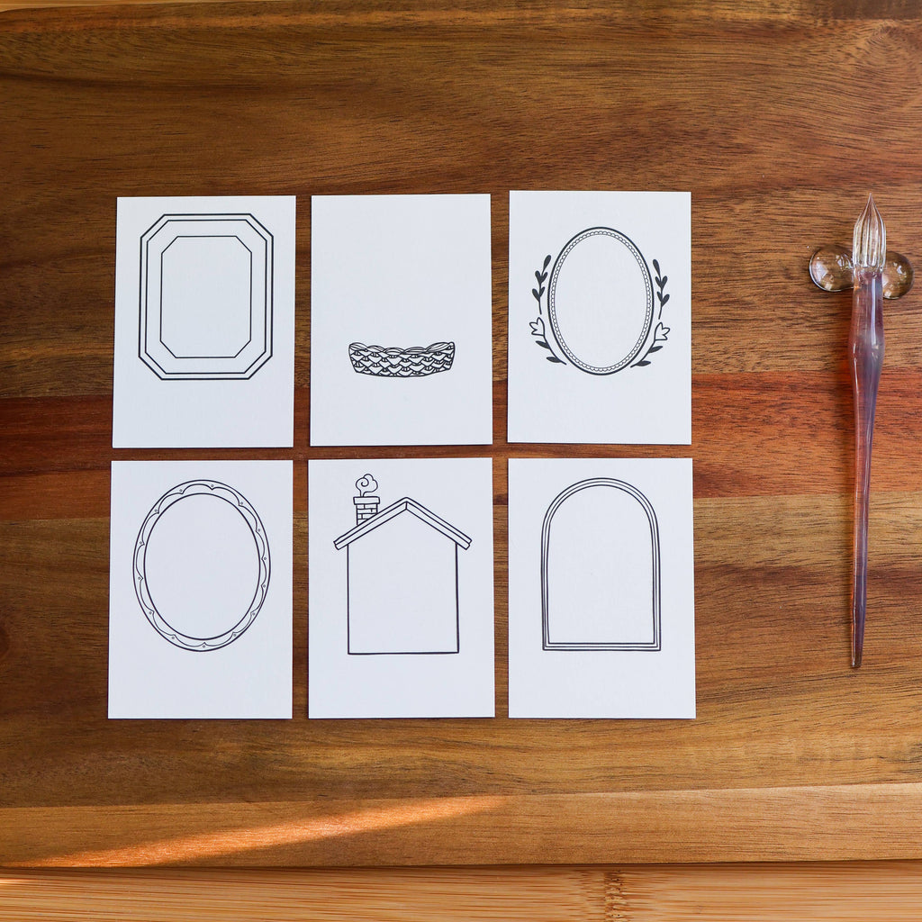 Flower Tales Ink Cards