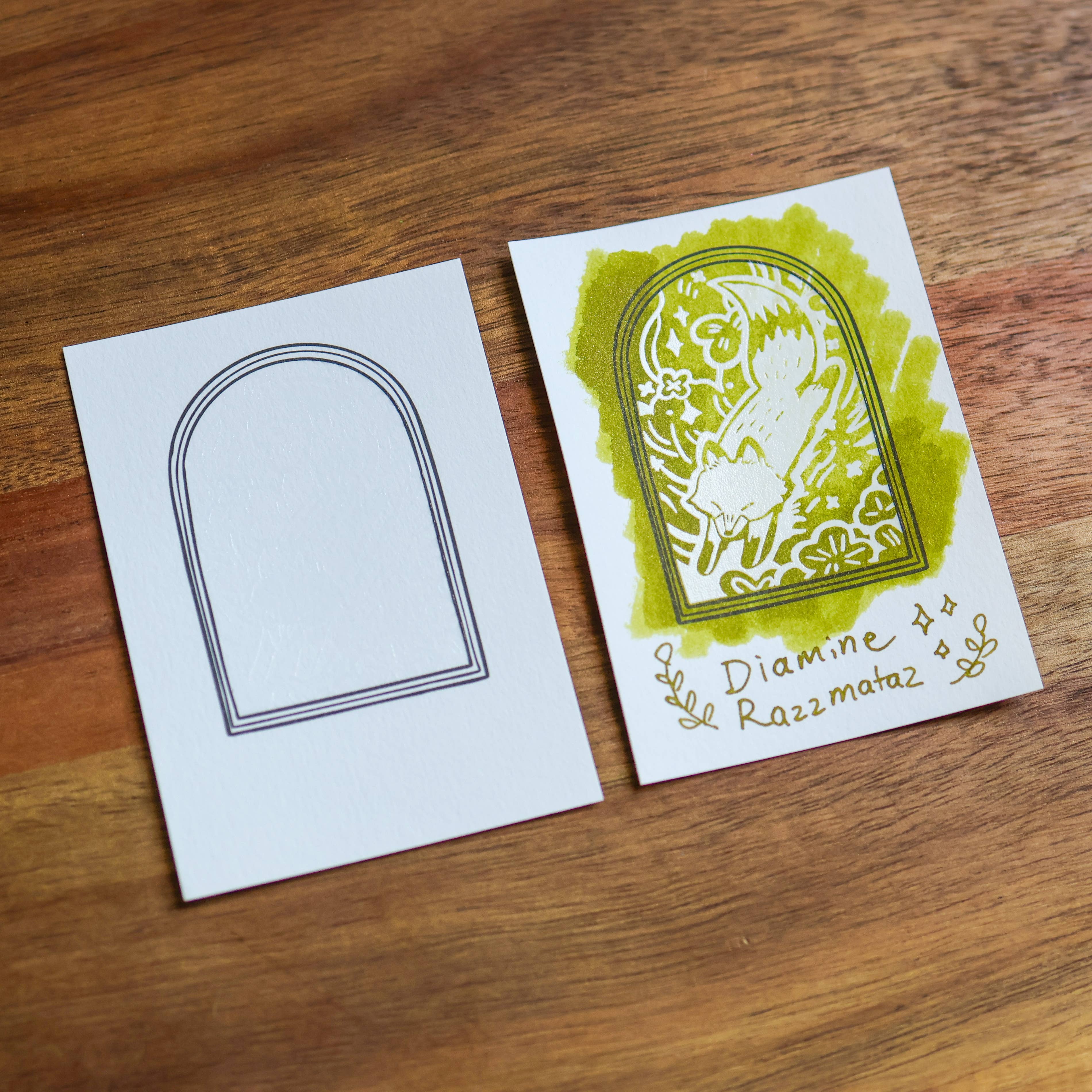 Flower Tales Ink Cards