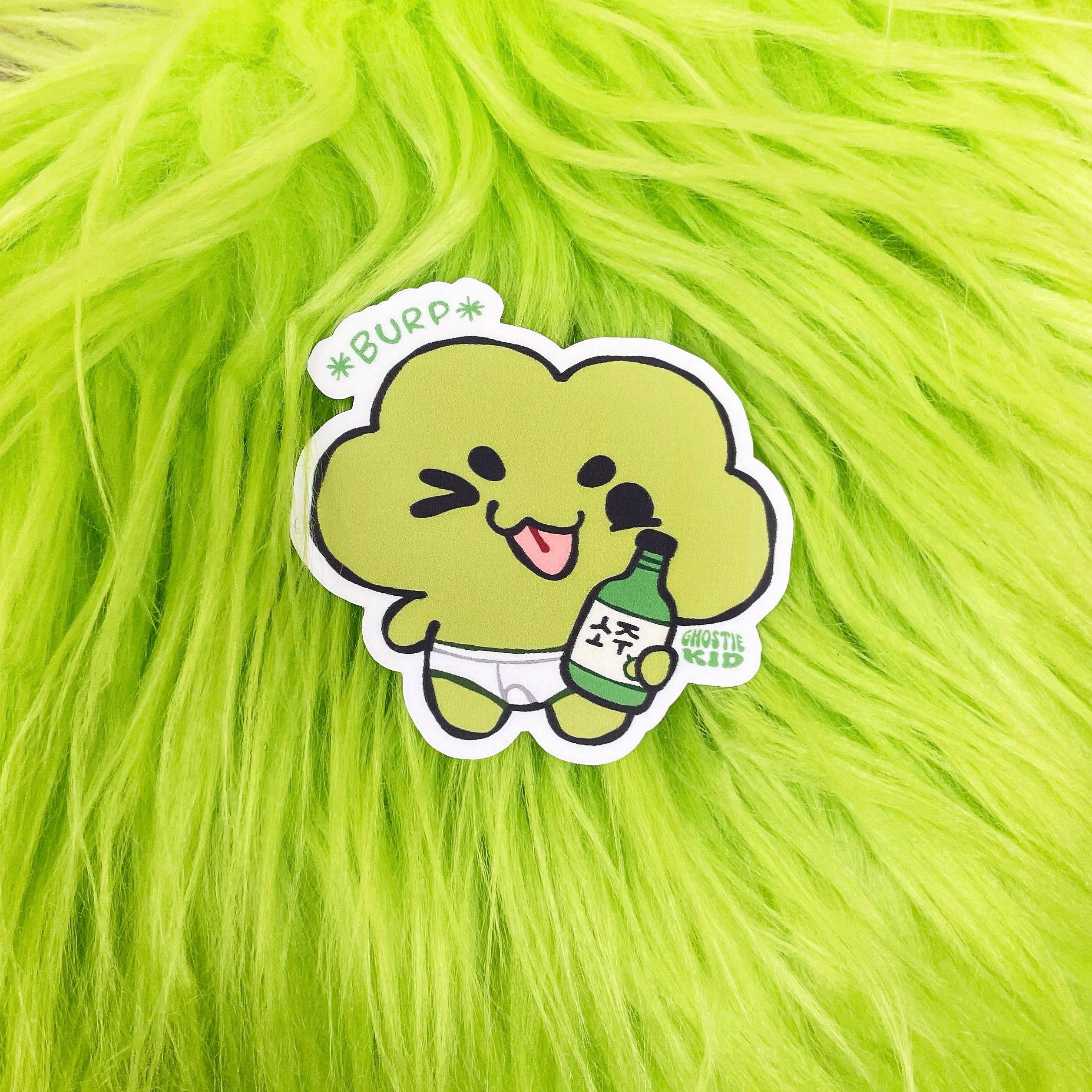 Soju Frog - Vinyl Sticker