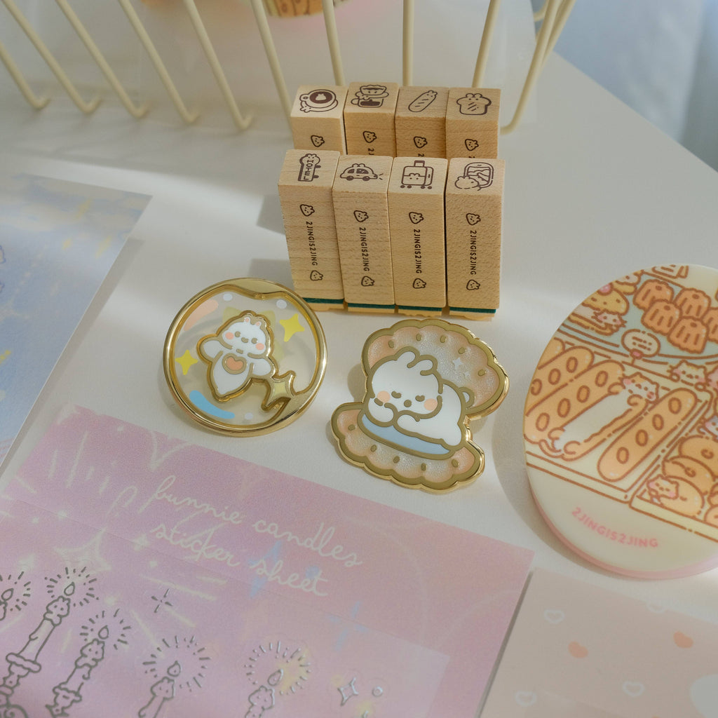 Sea Angel Bunny Enamel Pin