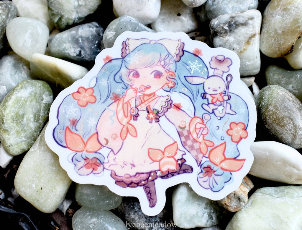 Miku: Snow Miku 2024 Holographic Vinyl Sticker