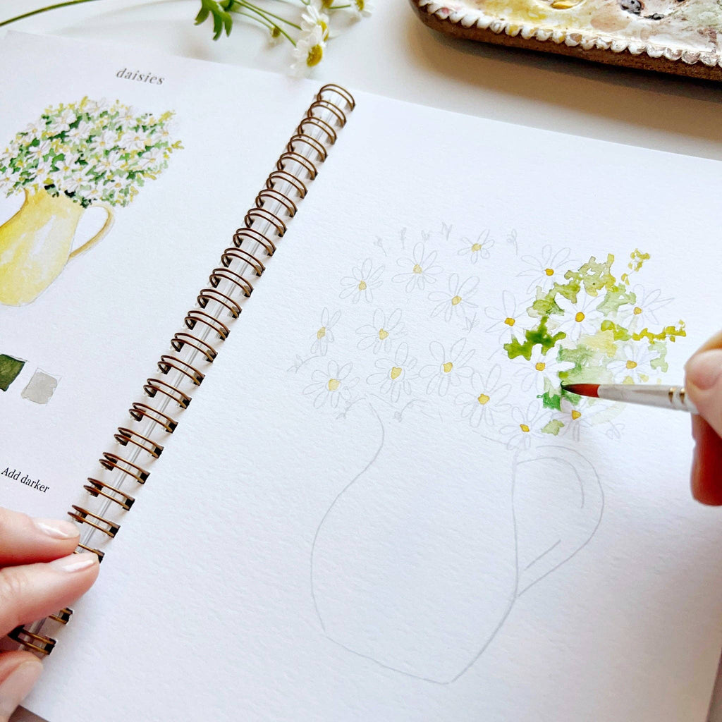 Emily Lex Studio - Flowers watercolor workbook