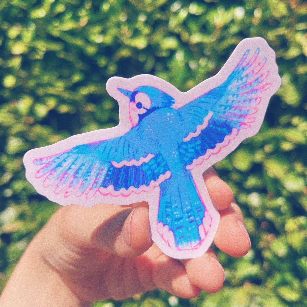 Blue Jay Vinyl Sticker