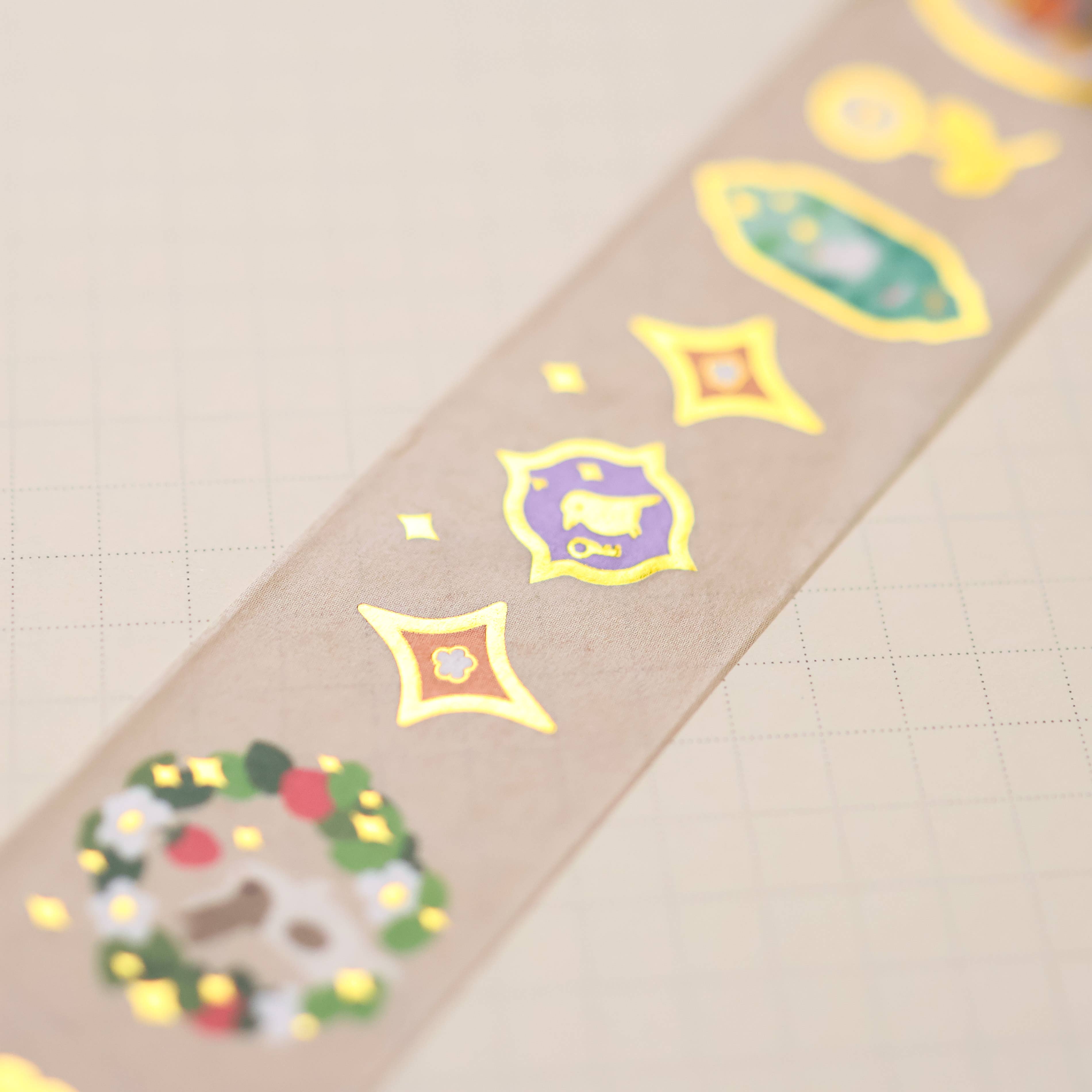 Animal in Frames Foil Washi Tape