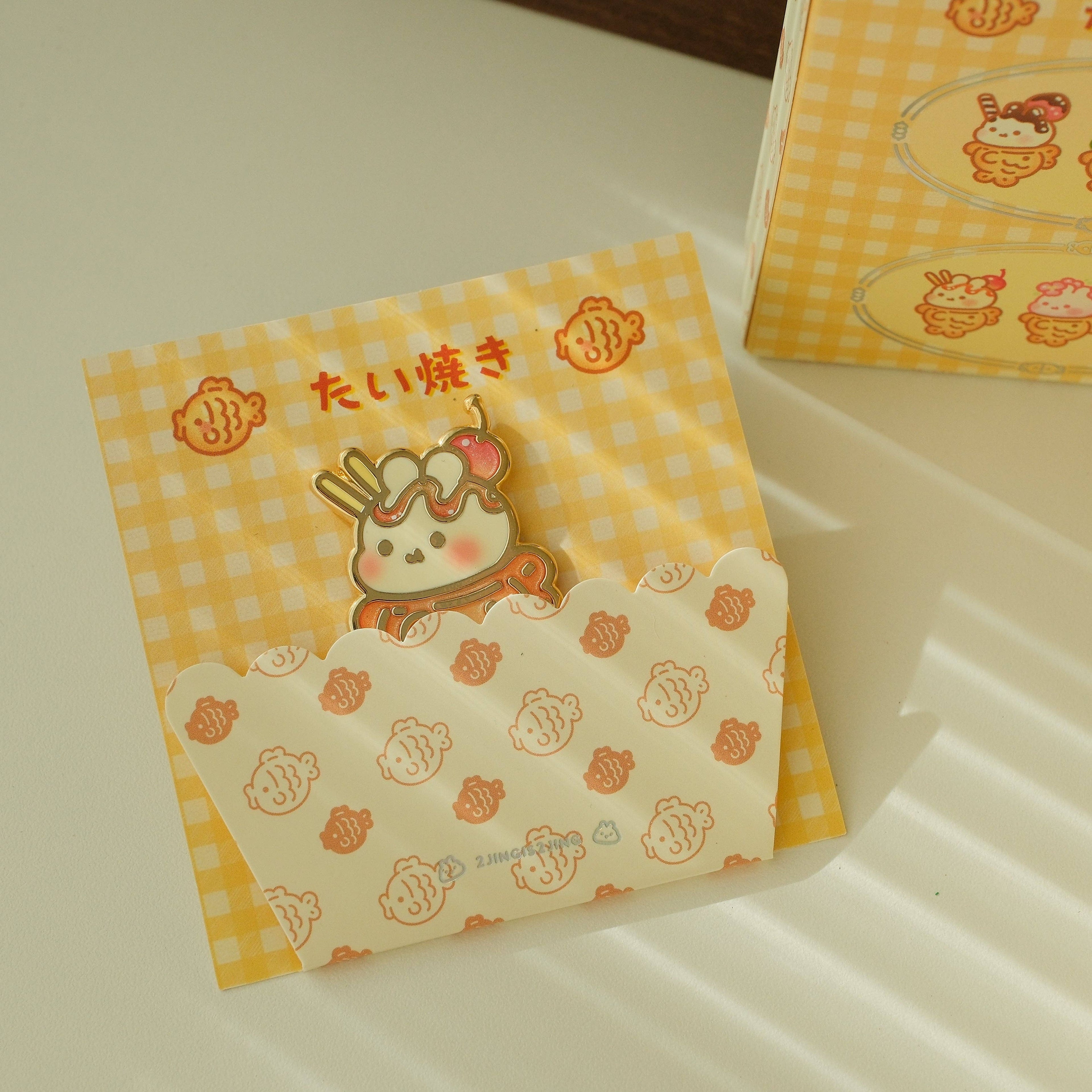 Bunnie Taiyaki Blind Box Pin