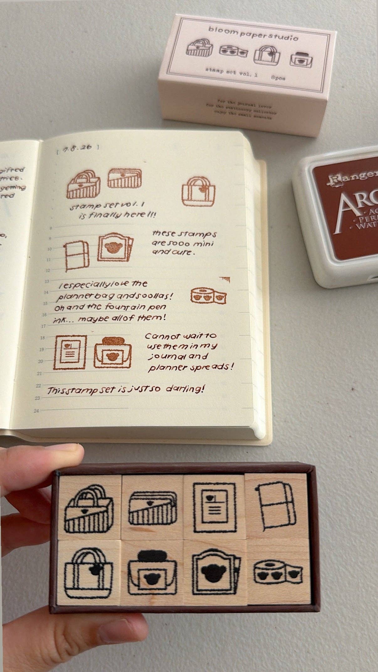 Bloom Paper Studio Stamp Set Vol. 1