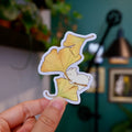 Ginko Leaf Bunny Sticker