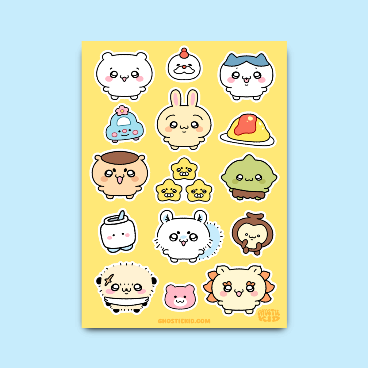 Cute Freaks Sticker Sheet