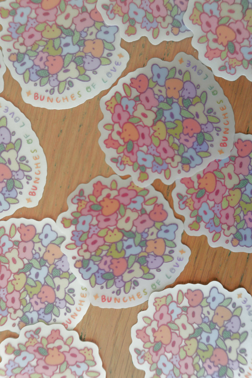 Bunches of Love Vinyl Sticker