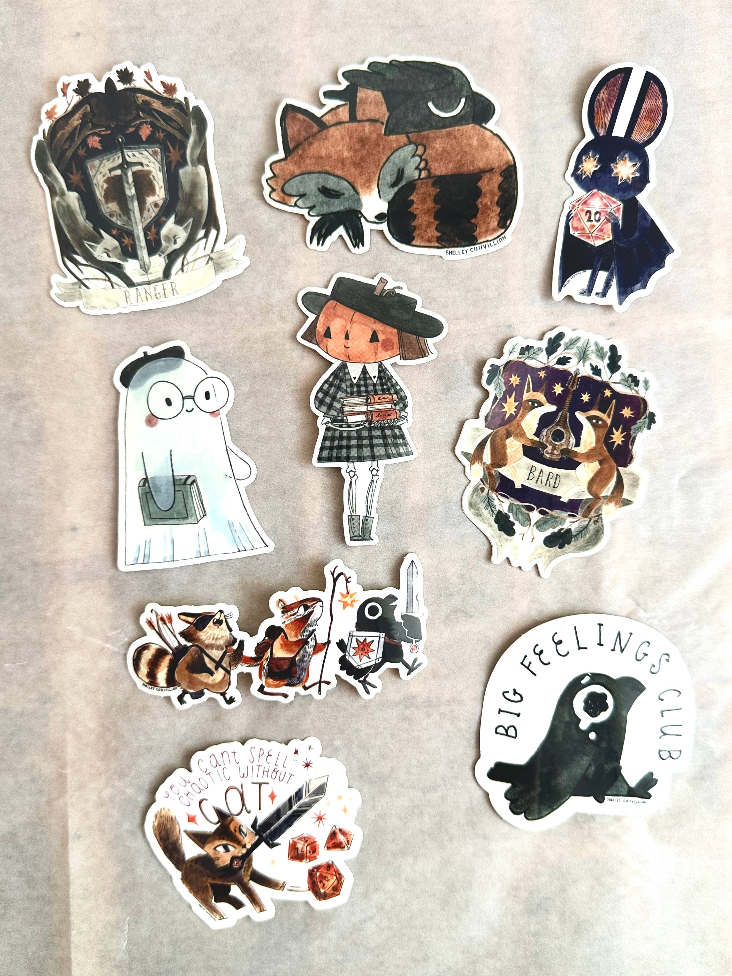 Adventuring D&D Party Sticker